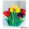 Képeslap MAR Tulipán Kirigami 23OR16