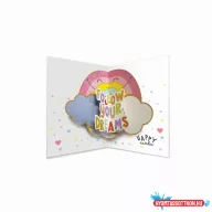 Képeslap MAR Happy Rainbow 3D 22ORPB30