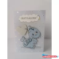 Képeslap MAR Gratulálunk kék sárkányos TSC25