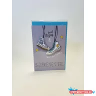 Képeslap MAR Szeretettel, Kék tornacipős TSB40