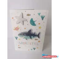 Képeslap MAR Szeretettel, Cápa és tengeri állatok TSA30