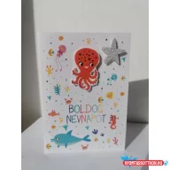 Képeslap MAR Boldog Névnapot, Tengeri állatok TSA32