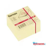   Öntapadós jegyzet FORNAX/Sticky Notes (76x76mm) 450lap sárga