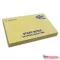 Öntapadós jegyzet QConnect/Point Notes (75x125) sárga 100lapos
