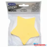 Öntapadós jegyzet MAS (70x70) 75lap csillag 3673