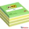 Öntapadós jegyzet POST-IT 2028-G (76x76) 450lap pasztell kocka zöld