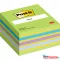 Öntapadós jegyzet POST-IT 2028-NB (76x76) 450lap neon kocka kék/zöld