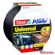   Ragasztószalag TESA (10x50) extra power szövetszalag fekete 56348-01