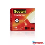   Ragasztószalag SCOTCH Crystal (19x33) egyenként dobozolt 600-1933