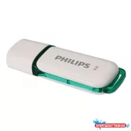 Pendrive PHILIPS Snow 8GB USB Flash Drive fehér-zöld