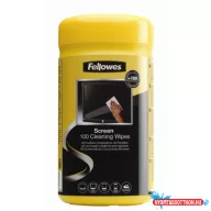Tisztító kendő FELLOWES képernyőhöz (100 db) IFW99703