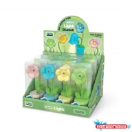   Lámpa LEBEZ Bluebell 4 szín 4,2*12*4,2cm 12 db/display 82046