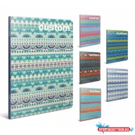   Füzet GIPTA Custom 13x21 cm karton borítással 60 lapos vonalas 8432