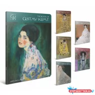   Füzet GIPTA Klimt A/4 karton borítással 60 lapos sima 8533