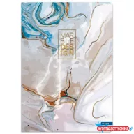   Füzet LASTVA kem.fedeles A/4 96lap MARBLE 70g kockás 33344 (4935)