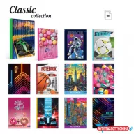   Füzet LASTVA kem.fedeles A/5 96 lap CLASSIC 70g kockás 3197