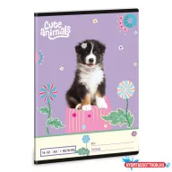   Füzet ARS UNA A/5 14-32 1.o. vonalas Cute animals-Aussie 5528 (26)