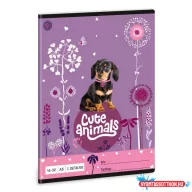   Füzet ARS UNA A/5 16-32 2.o. vonalas Cute Animals-Puppy 5369 (24)