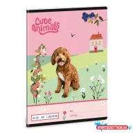   Füzet ARS UNA A/5 16-32 2.o. vonalas Cute animals Doggie 5458 (25)