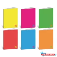Füzet BLASETTI One Color Fluo A/4 80g 42l vonalas 7720M