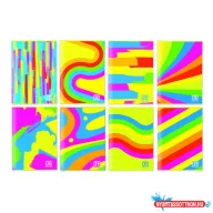 Füzet BLASETTI One Color Fantafluo A/4 80g 42l kockás 8122