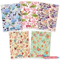   Füzet BLASETTI 8879 A/5 80g vonalas 42l PETITS FRUITS /10 db/csg/