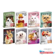   Füzet BLASETTI 9326 A/4 80g kemény fedeles kockás 42l FASHION PET HT 2026/10 db/csg/