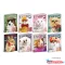 Füzet BLASETTI 9329M A/4 80g kemény fedeles vonalas 42l FASHION PET HT 2026/10 db/csg/