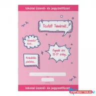 Üzenő és jegyzetfüzet ICO STUDENT A/5 iskolai Pink