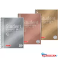   Spirálfüzet BRUNNEN A/4 80 lapos 90gr-os perforált lyukasztott METÁL vonalas 106932795