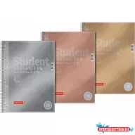   Spirálfüzet BRUNNEN A/4 80 lapos 90gr-os perforált lyukasztott METÁL kockás 106932895