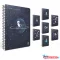 Spirálfüzet GIPTA Astral 17x24 cm karton borítással 80 lapos kockás 7407