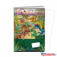 Füzet ARGUS A/4 vonalas 40lap Dino world 1582-0388