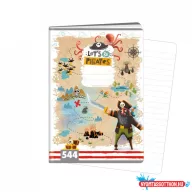   Füzet ARGUS A/5 vonalas 40lapos Pirates /Legyünk kalózok!/ 1592-0363