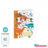Füzet ARGUS A/6 40 lapos Roaar! Dino 1598-0425