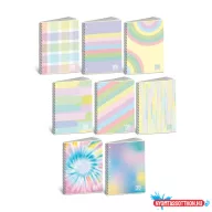   Spirálfüzet BLASETTI One Color Pastelplus A/4 80g 60l perforált lyukasztott kockás 7749