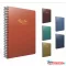 Spirálfüzet GIPTA Metal Notes 17x24 cm PP karton borítással 100 lapos kockás 6136