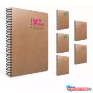   Spirálfüzet GIPTA XL Notes LW A/6 karton borítással 80 lapos sima 5332