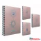 Spirálfüzet GIPTA Drift Notes 17x24 cm karton borítással 100 lapos kockás 6498