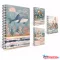 Spirálfüzet GIPTA Sea Book 17x24 cm karton borítással 80 lapos kockás 7632