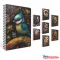 Spirálfüzet GIPTA Smart 13x21 cm kemény borítással 80 lapos vonalas 7302 könnyített papír
