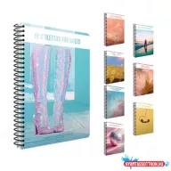   Spirálfüzet GIPTA Swift Code A/4 PP borítással 80 lapos kockás 7905