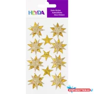 Matrica HEYDA Csillagok arany 11db-os 203780704