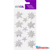 Matrica HEYDA Csillagok ezüst 11db-os 203780705