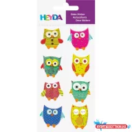 Matrica HEYDA Baglyok 8db-os 203780713