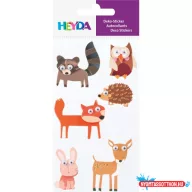 Matrica HEYDA Erdei állatok 6db-os 203780692