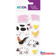 Matrica HEYDA Farm állatok 9db-os 203780609