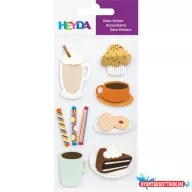 Matrica HEYDA Kávés 9db-os 203780618
