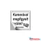 Matrica GUNGL kicsi Kamerával megfigyelt terület felirattal ("A")