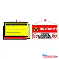 Tábla GUNGL Vásárló panasz, Tűzveszély